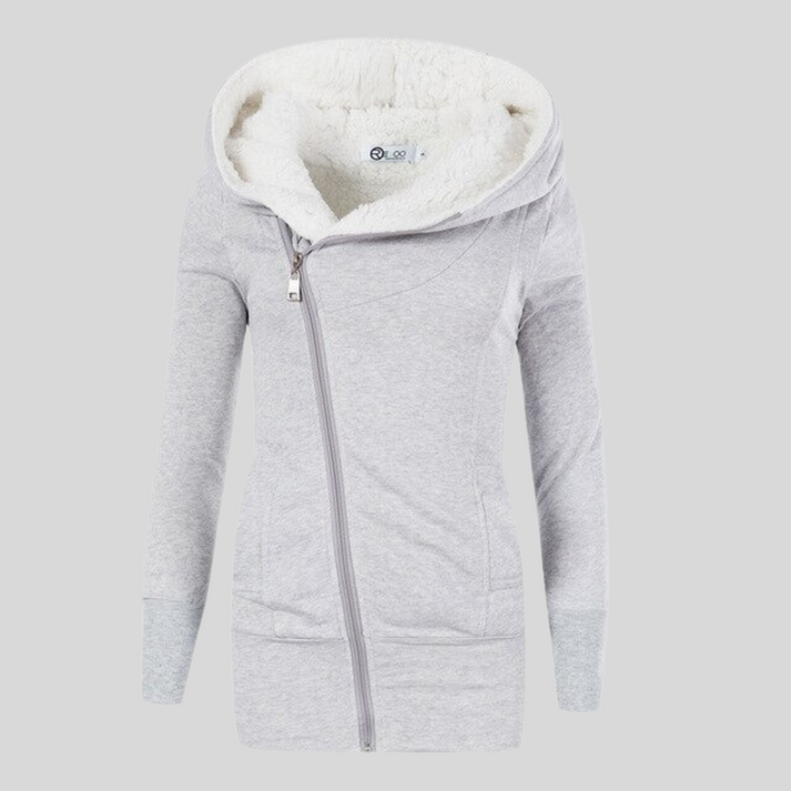 Luvik | Naisten talvitakki hupulla