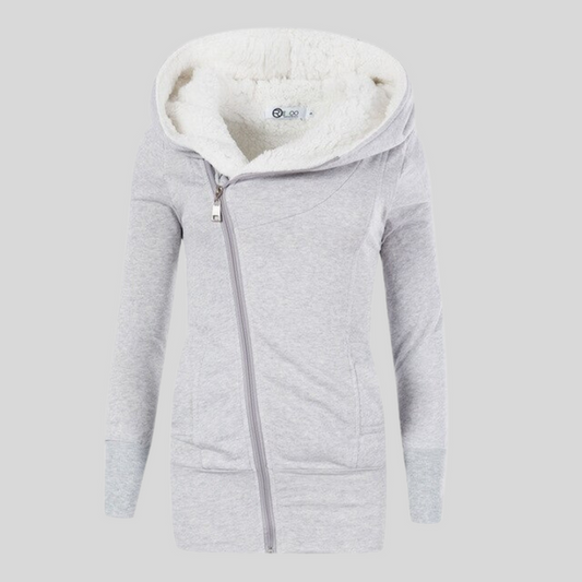 Luvik | Naisten talvitakki hupulla