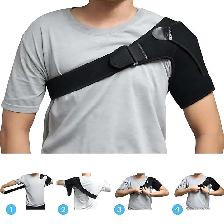 ComfortGuard Skulderstøttebandasje | Skuldersmerte Lindring - Holdningskorrigering Luvikno