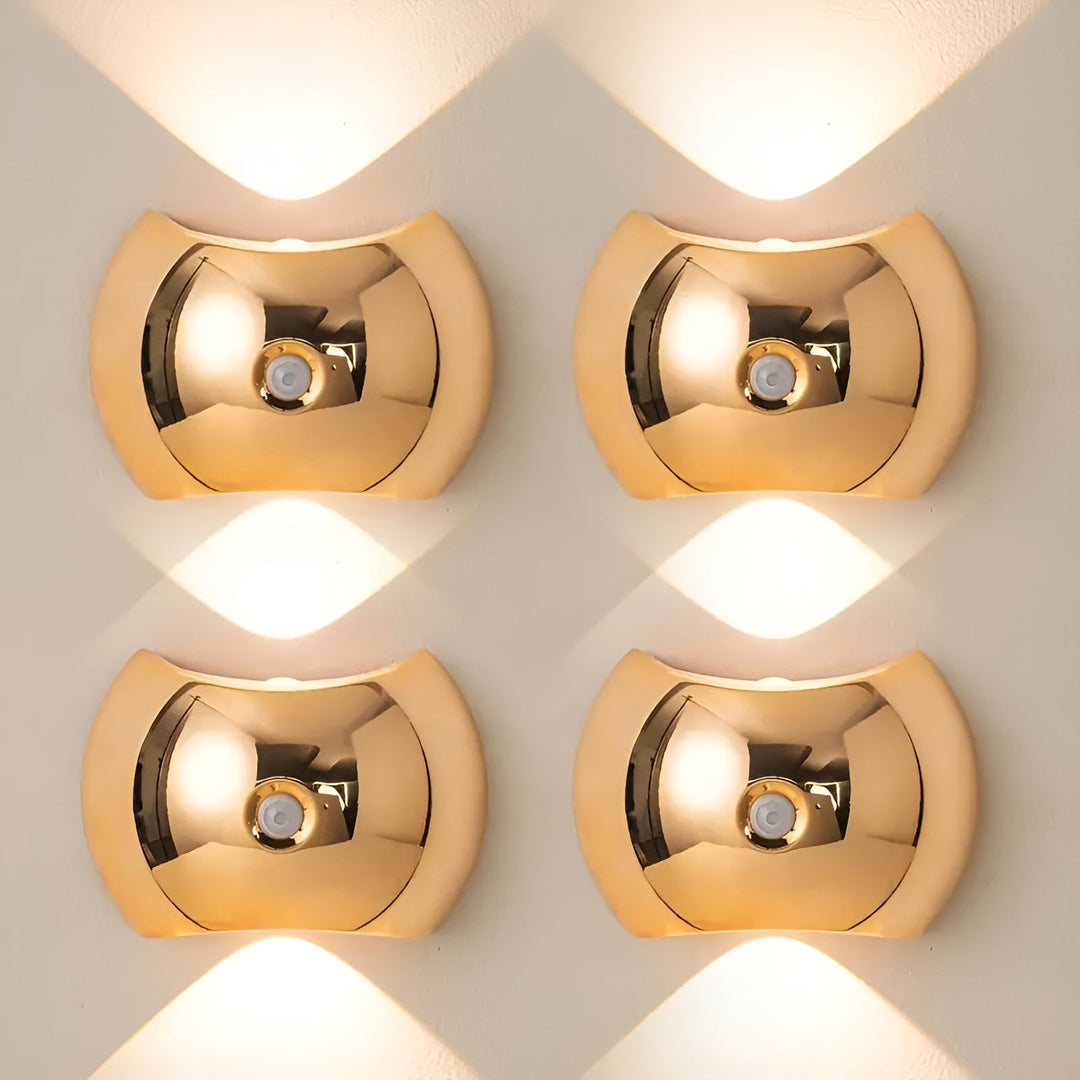Vegglampe med bevegelsessensor – Dual LED lys Opp & Ned | Magnetisk & Bærbar | Luvikno