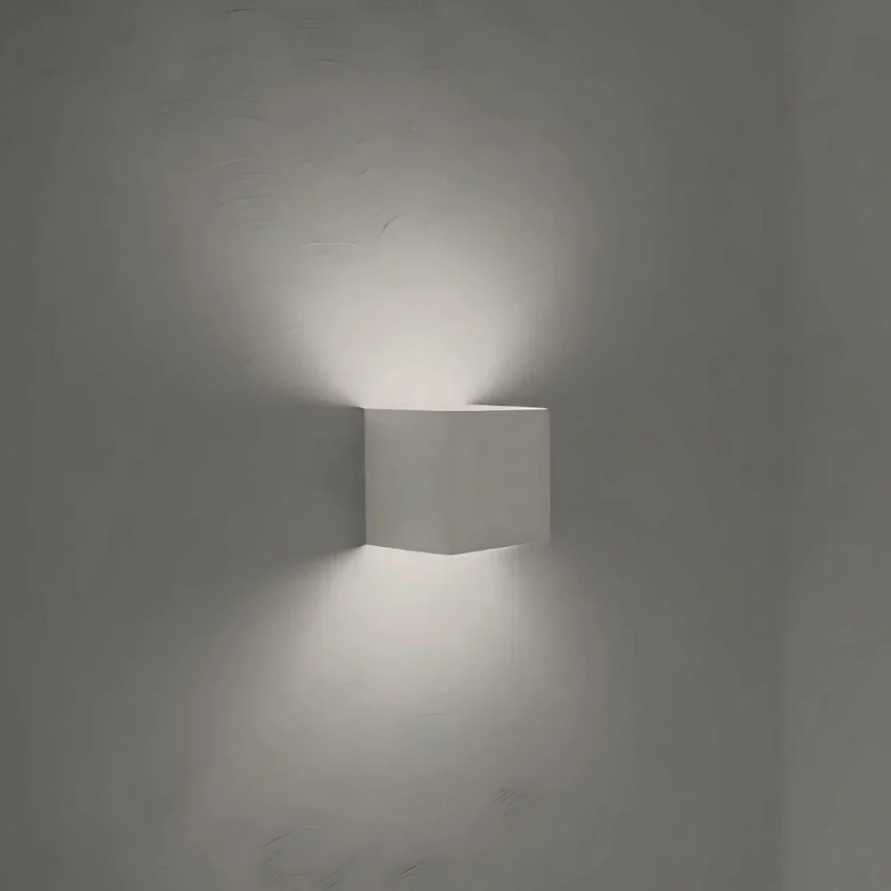 Moderne svart aluminium vegglampe Luvikno