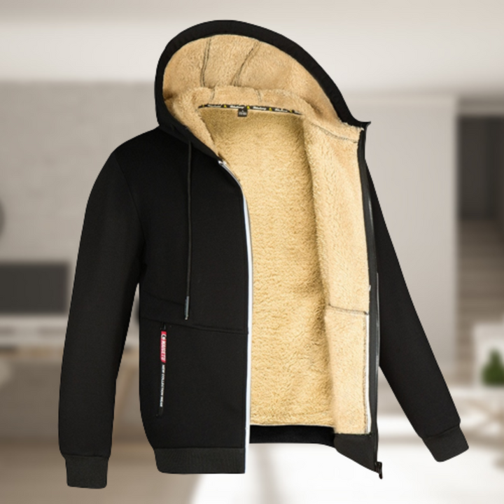 Luvik | Herre vinterjakke med hette og fleece