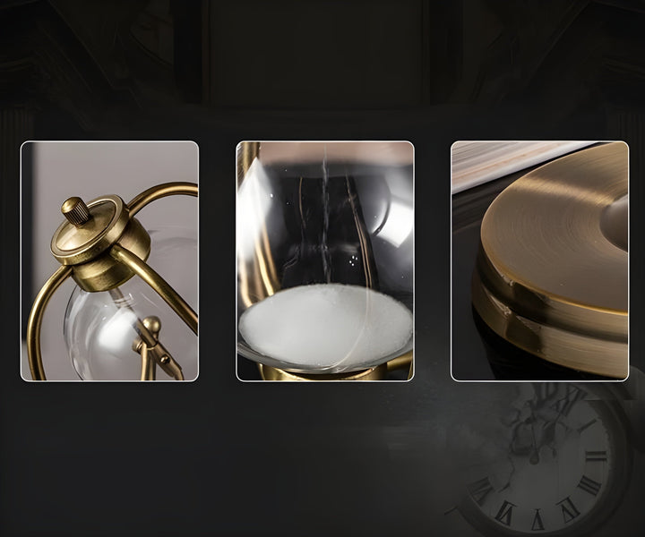 GracefulTime Klok - Luksus Timeglass med Timeglass | Luvikno