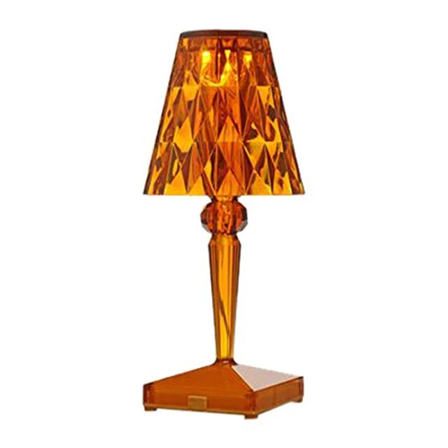 Acrylic Crystal Table Lamp – Kunstnerisk Design, Dimbar, Energisparende, Ideell for Stue eller Soverom | Luvikno