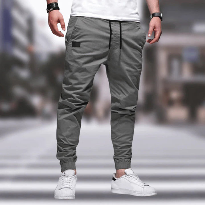 Luvik | Rento Slim Fit Cargo-housut Narulla ja Taskuilla
