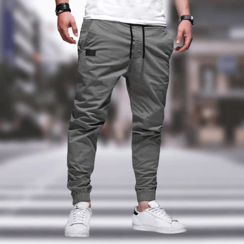 Luvik | Rento Slim Fit Cargo-housut Narulla ja Taskuilla