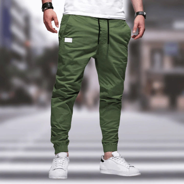 Luvik | Rento Slim Fit Cargo-housut Narulla ja Taskuilla