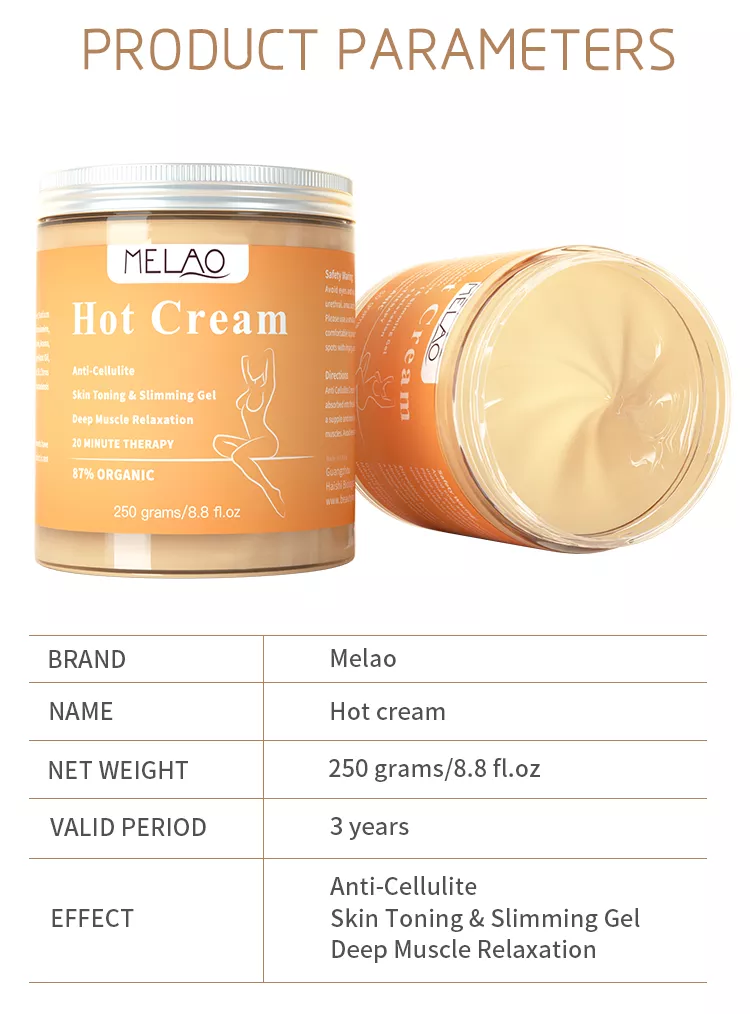 Ultimate shaping cream – booster fettforbrenning – reduserer cellulitter – 500 ml – veggklokke Luvikno
