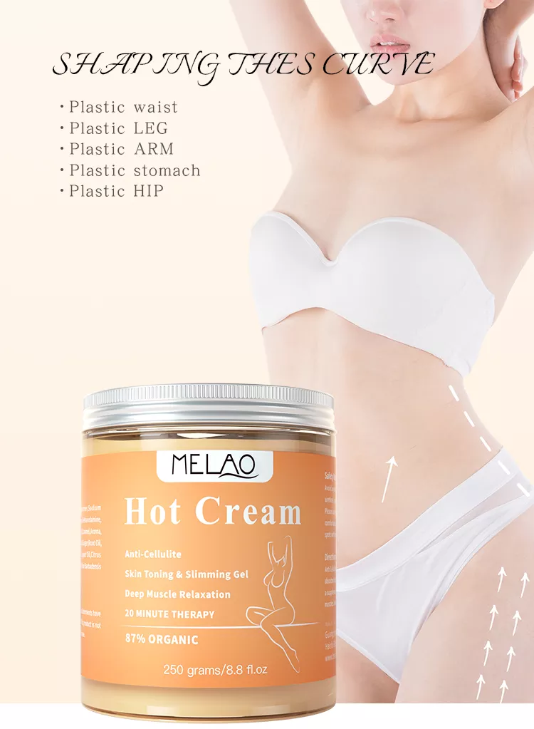 Ultimate shaping cream – booster fettforbrenning – reduserer cellulitter – 500 ml – veggklokke Luvikno