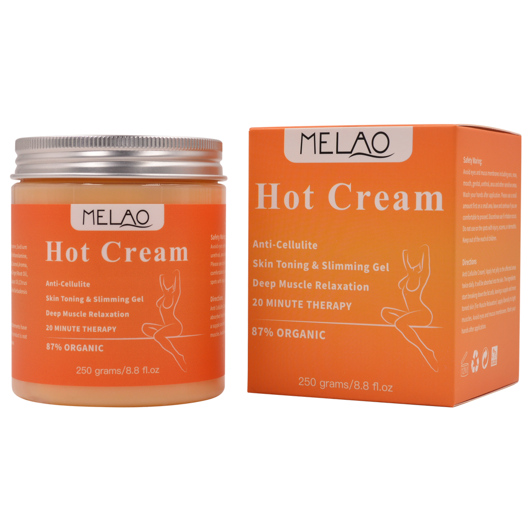 Ultimate shaping cream – booster fettforbrenning – reduserer cellulitter – 500 ml – veggklokke Luvikno