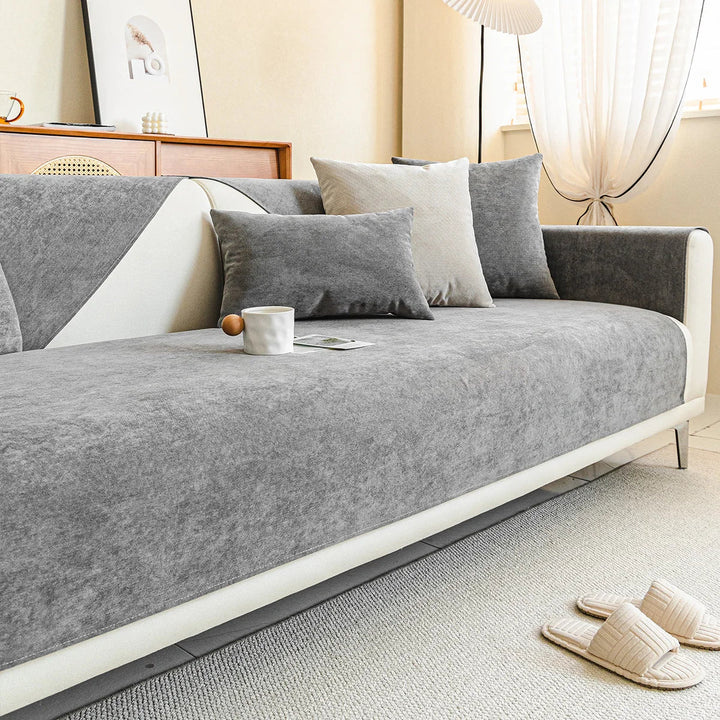 Luvikno | SofaShield Luxe Anti-Scratch Sofa Protectors – Kr ripebestandig Chenille beskyttelse for kjæledyr