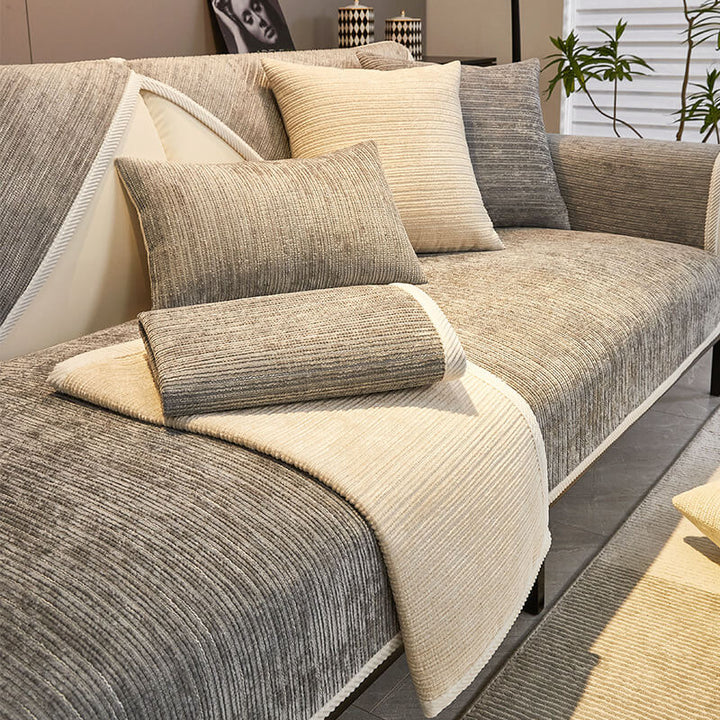 Luvikno | SofaShield Luxe Anti-Scratch Sofa Protectors – Kr ripebestandig Chenille beskyttelse for kjæledyr