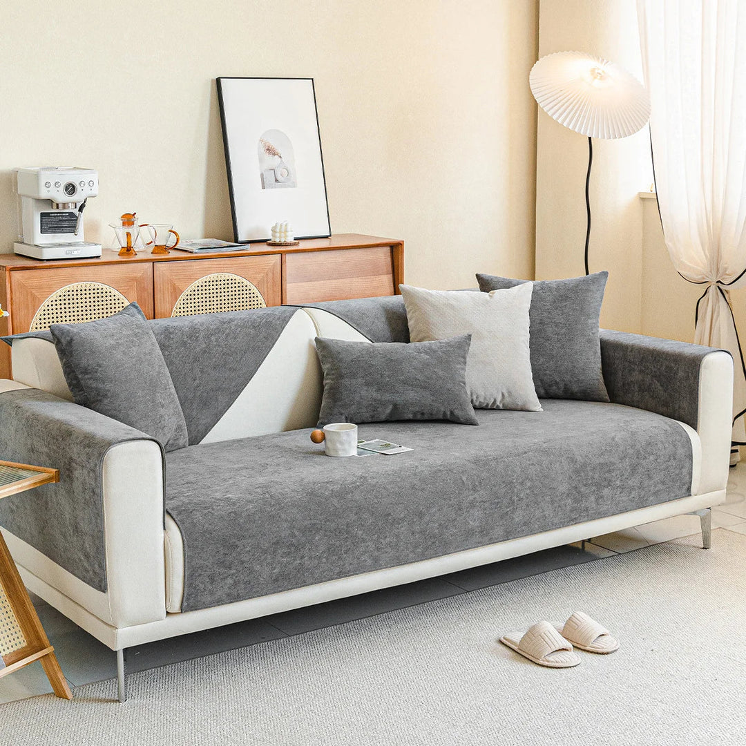 Luvikno | SofaShield Luxe Anti-Scratch Sofa Protectors – Kr ripebestandig Chenille beskyttelse for kjæledyr