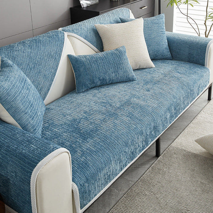 Luvikno | SofaShield Luxe Anti-Scratch Sofa Protectors – Kr ripebestandig Chenille beskyttelse for kjæledyr