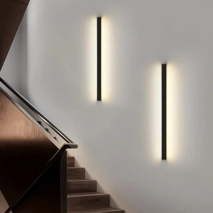 Moderne Lang Vegglampe LED for Stue – Minimalistisk Vegglampe Design | Luvikno