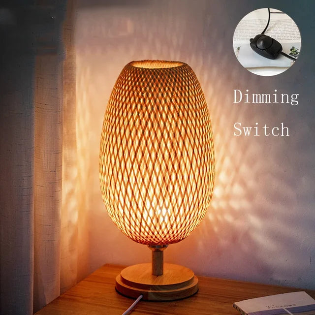 Luvikno | VintageBamboo - Bambus Vintage Bordlampe