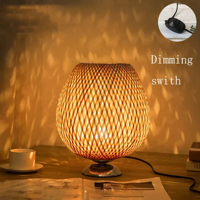 Luvikno | VintageBamboo - Bambus Vintage Bordlampe