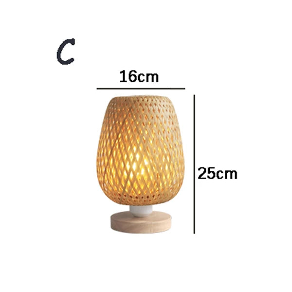 RetroBambooCraft - Vintage Bamboo Håndlagde Lamper | Luvikno