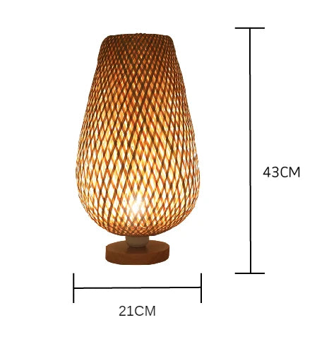 RetroBambooCraft - Vintage Bamboo Håndlagde Lamper | Luvikno