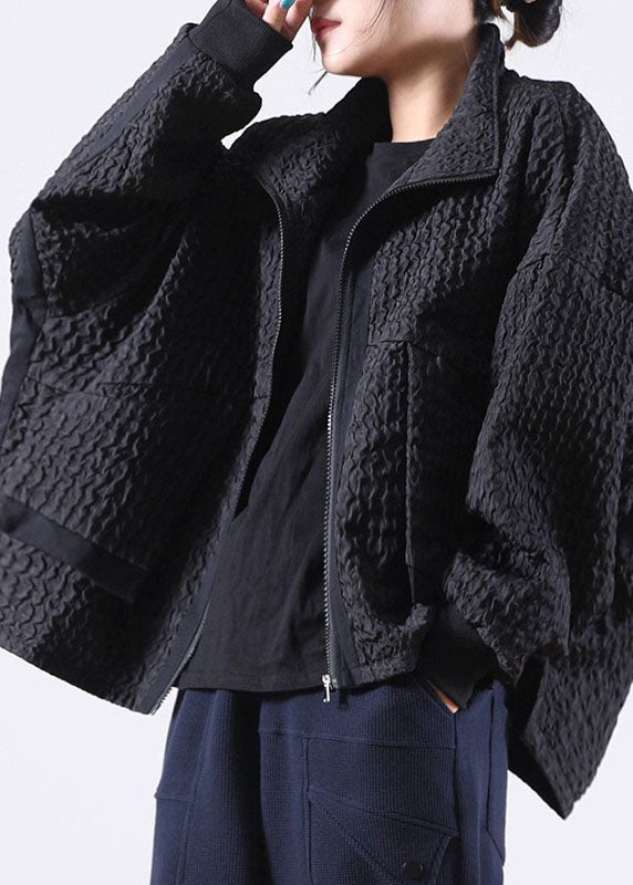 Luvik | Mustat corduroy-vetoketjuhousut