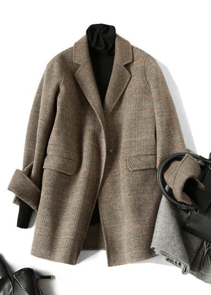 Luvik | Suklaa Peter Pan Kauluspaita Villa Takit Ruudulliset