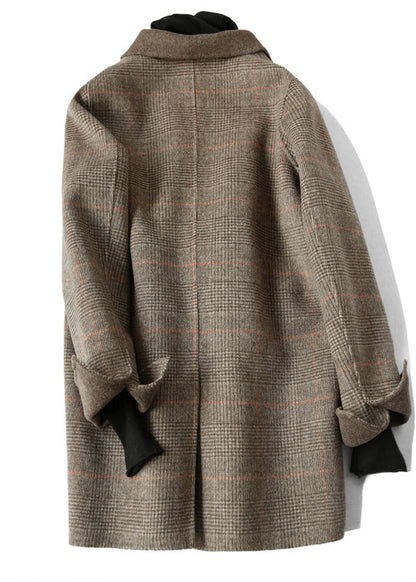 Luvik | Suklaa Peter Pan Kauluspaita Villa Takit Ruudulliset