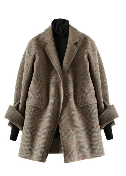 Luvik | Suklaa Peter Pan Kauluspaita Villa Takit Ruudulliset