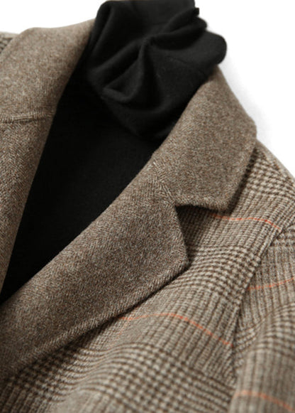 Luvik | Suklaa Peter Pan Kauluspaita Villa Takit Ruudulliset