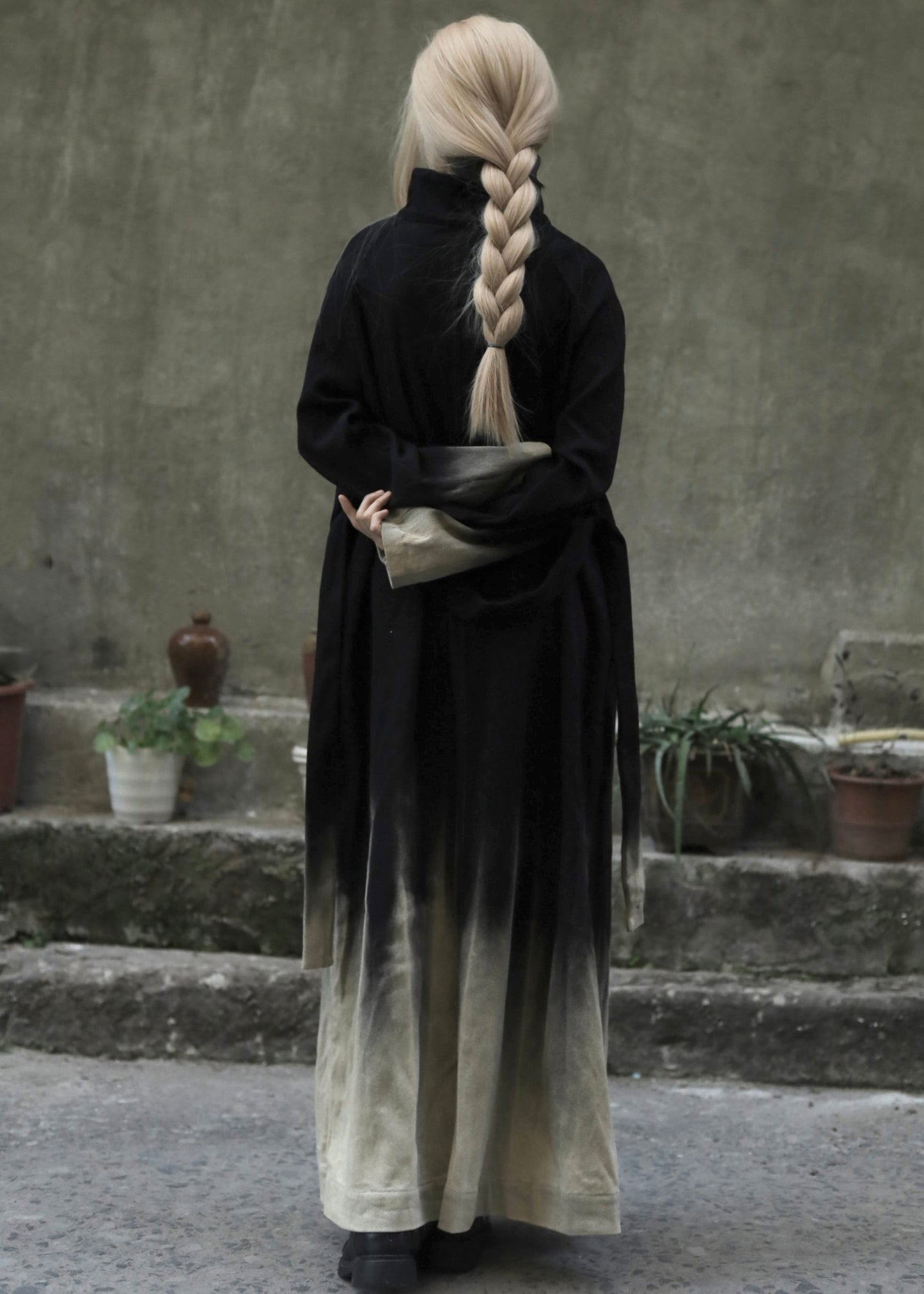 Luvik | Värivaihtelu Solmiot Koko Taskut Farkut Pitkät takit Pitkät hihat