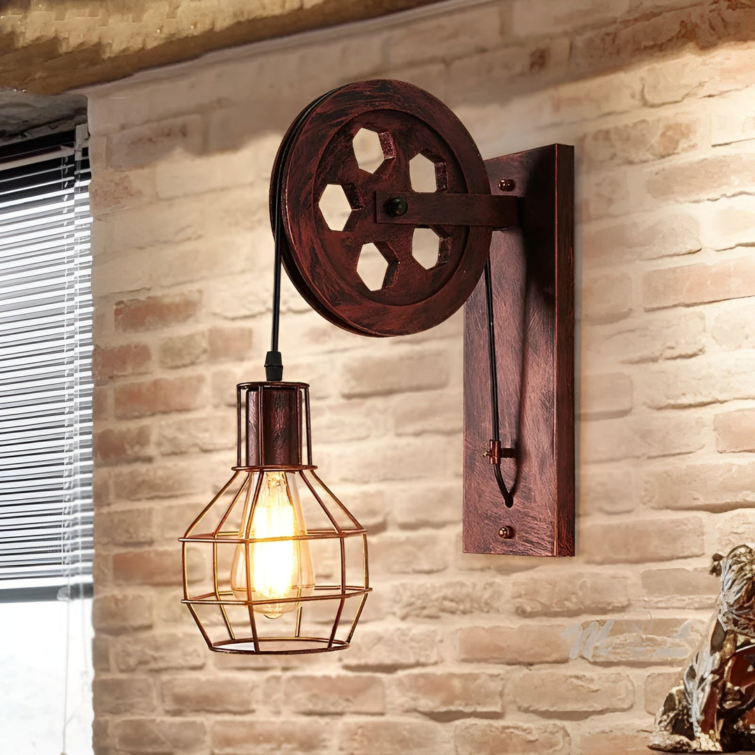 Luvikno | LumenLux Vegglampe - Elegant Industriell Vintage LED Belysning