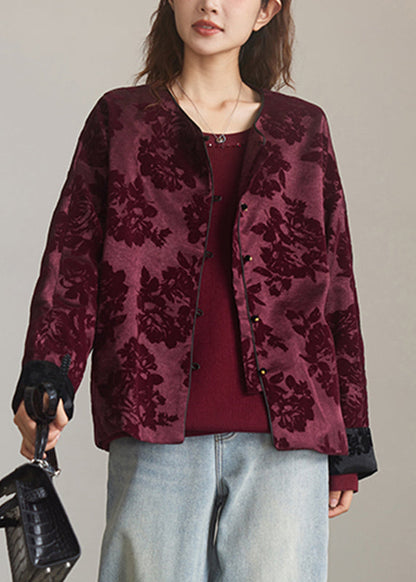 Luvik | Lila O-Cou Patchwork Takki