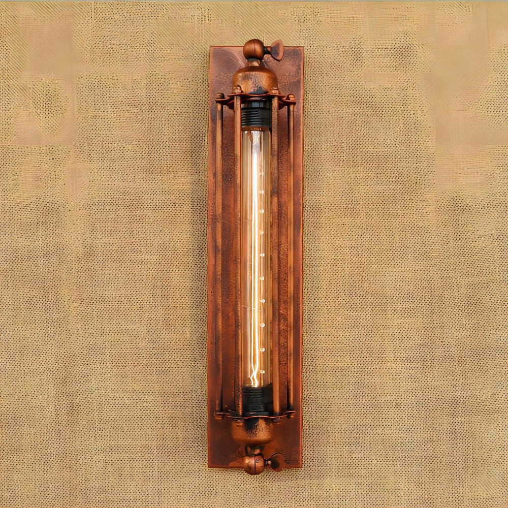 Luvikno | Vintage Veggmontert LED Lys – Tidøstedesign med Elegant Matt Svart Finish