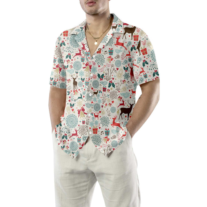 Luvik | Juleelg vintage hawaiiskjorte, den beste gaven til jul