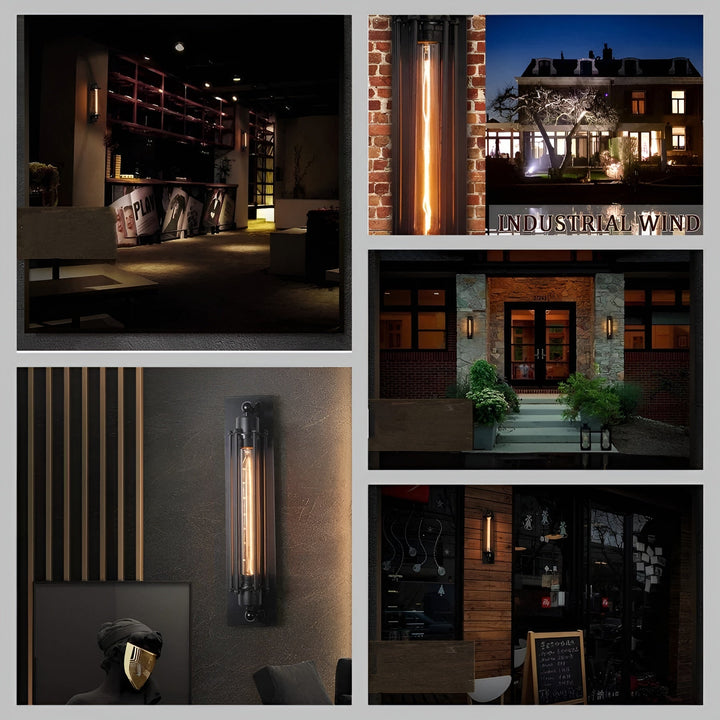 Vintage LED Vegglampe – Stilfull belysning for stue og gang | Luvikno