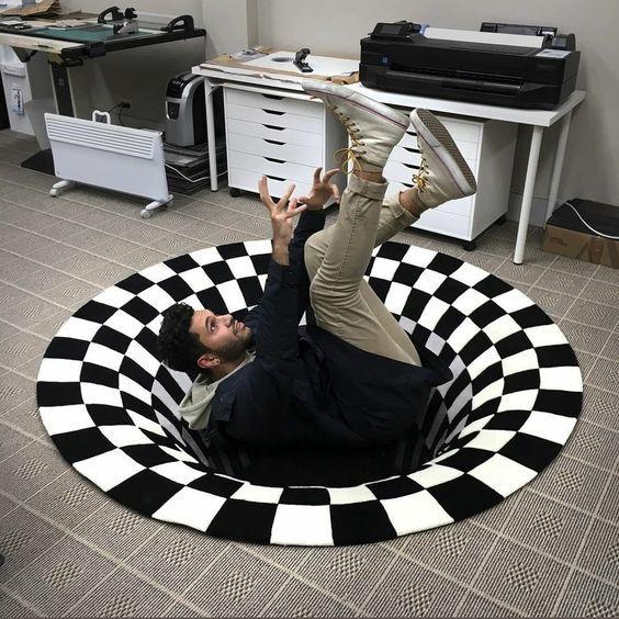 Vortex Illusion Teppet | Luvikno