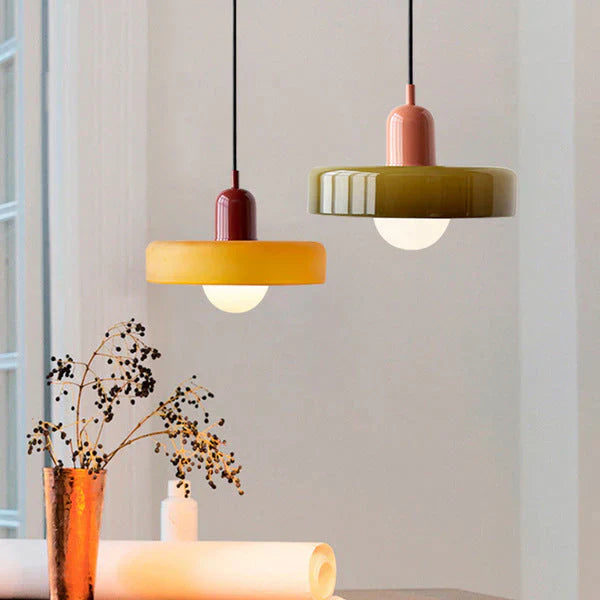 NORDICGLASS TAKHENGENDE LAMPE - ELEGANT SKANDINAVISK BELYSNING FOR ALLE ROM | Luvikno
