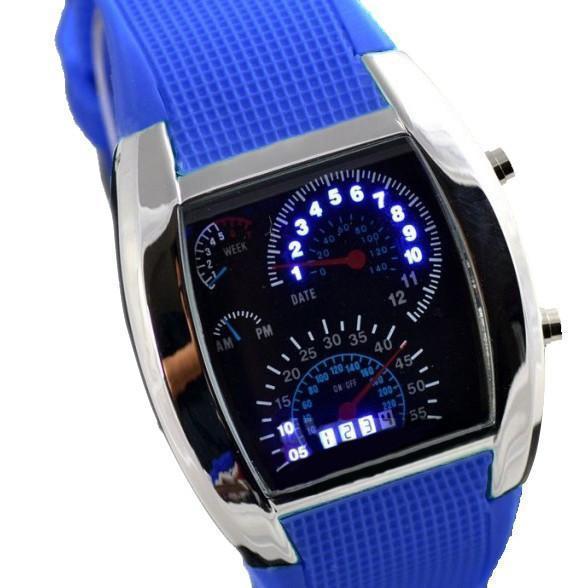 Rennuhr LED Digital Sport Watch with Strap | Luvikno