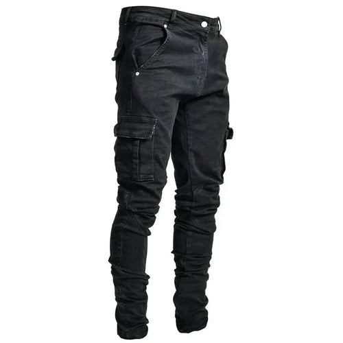 Luvik | Herre Denim Cargo Bukser