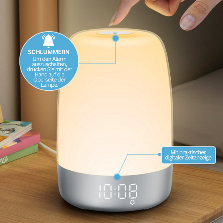 Luvikno | Veklight med Naturlige Lyder – Aurora