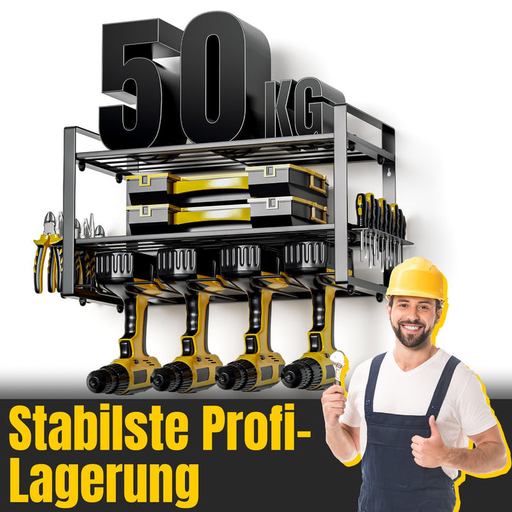 Verktøyholder veggmontering 50kg belastning | Luvikno