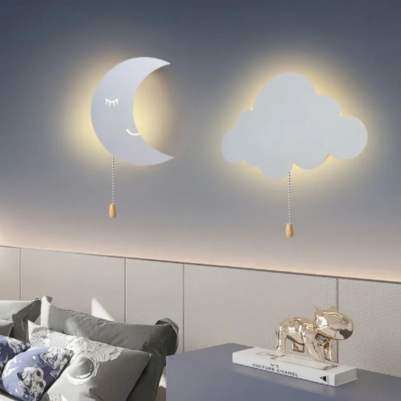 Luvikno | Måne Vegglampe - Moderne Vegglampe for Stilige Innendørsomgivelser og Atmosfærisk Belysning