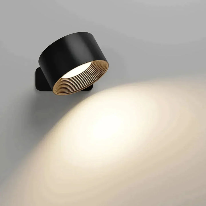 Luvikno | 360° Vegglampe – Trådløs, USB oppladbar & 3 lysnivåer for fleksibel belysning