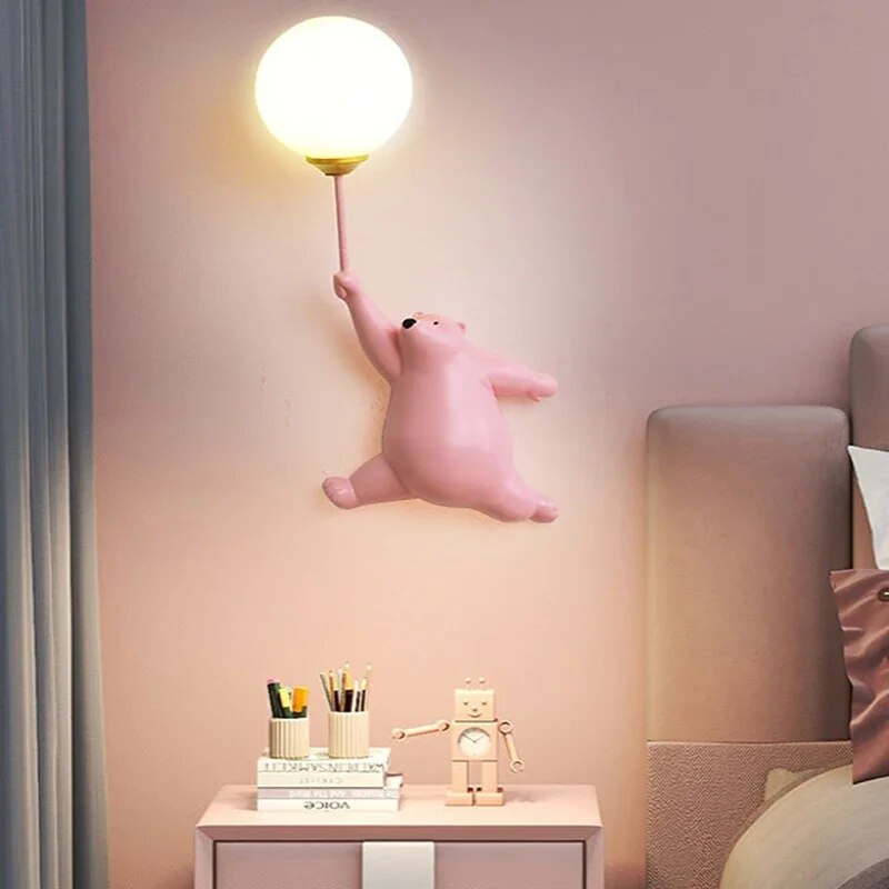 Moderne LED vegglampe for barnerom – Design vegglampe | Luvikno