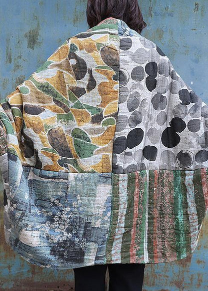 Luvik | Sovitettu takit ja viitat Patches Ulkopainokset V-dekoltee Talvivaatteet