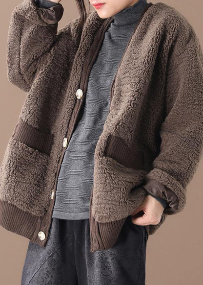 Luvik | Suklaatakkia suurille naisille Talvi Talvitakit V-pääntie Takki