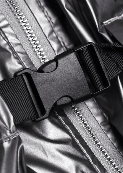 Luvik | Suuri koko Luvik | Talvitakki hupulla harmaalla narulla