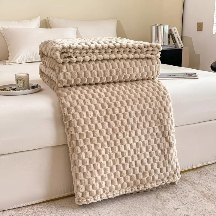 Luvikno | WarmHaven teppe - Luksus Mikrofleece Teppe for Ultimat Komfort og Stil