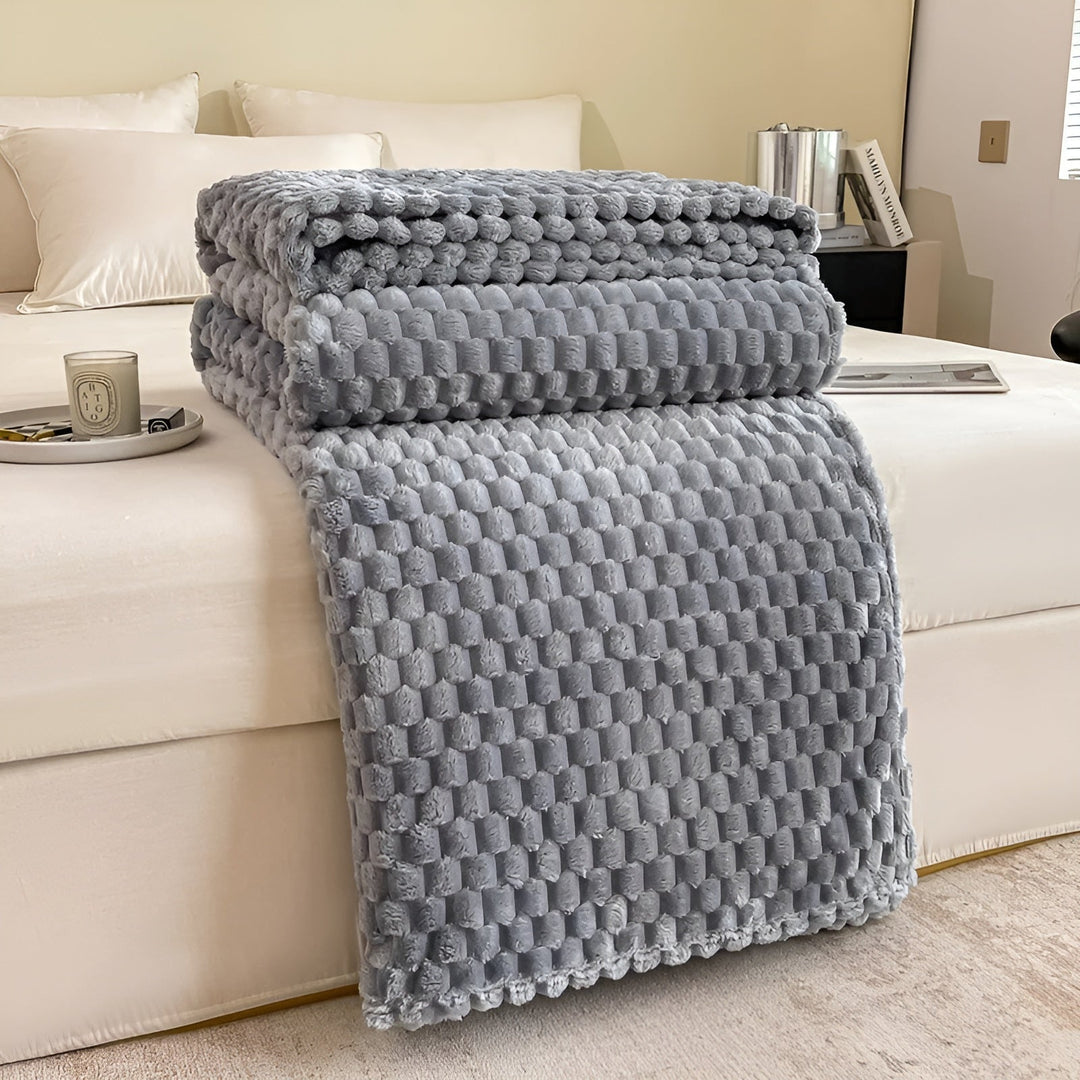 Luvikno | WarmHaven teppe - Luksus Mikrofleece Teppe for Ultimat Komfort og Stil