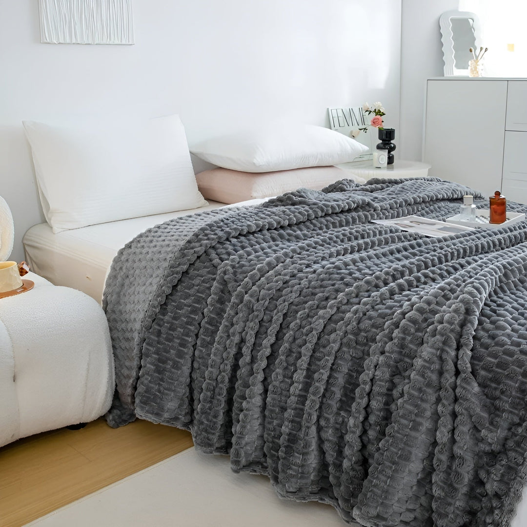 Luvikno | WarmHaven teppe - Luksus Mikrofleece Teppe for Ultimat Komfort og Stil