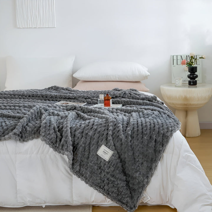 Luvikno | WarmHaven teppe - Luksus Mikrofleece Teppe for Ultimat Komfort og Stil